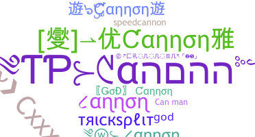 Smeknamn - Cannon